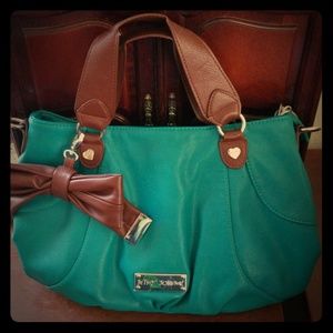 Betsey Johnson leather bag - perfect for spring!